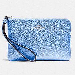 Coach Corner Zip Wristlet